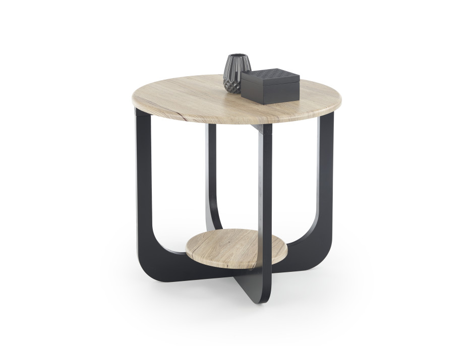 Konferenční stolek ODILE 2 - dub san remo/černý