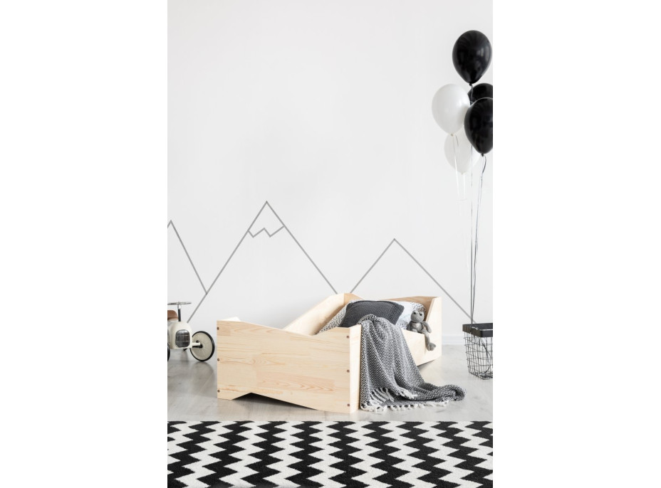 Dětská postel z masivu BOX model 5 - 160x70 cm