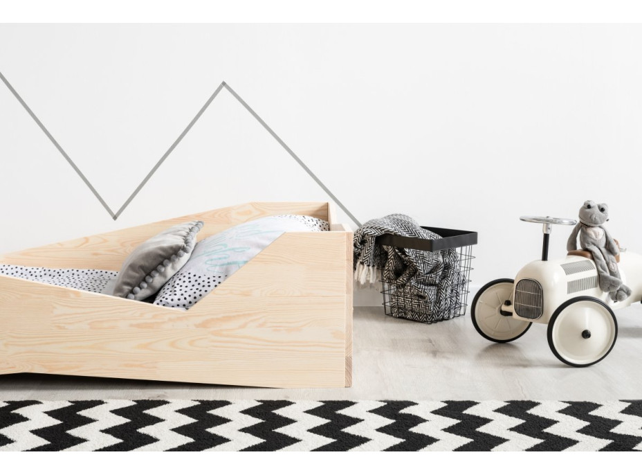 Dětská postel z masivu BOX model 5 - 200x80 cm