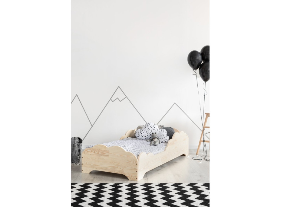 Dětská postel z masivu BOX model 9 - 180x80 cm