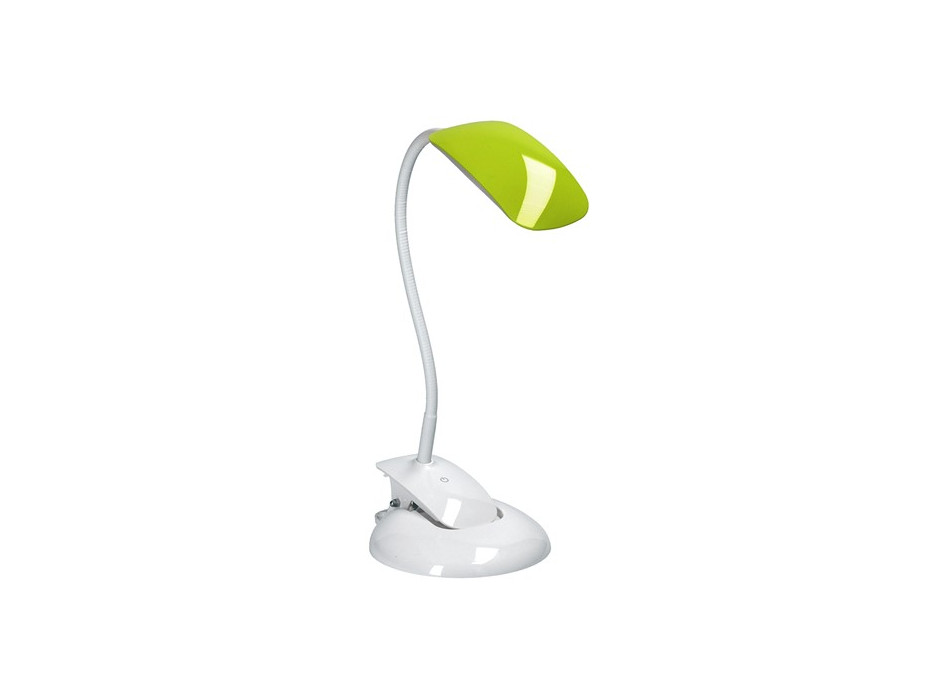 Stolní lampička FLAT s podstavcem i clipem - LED 5W - 4000K