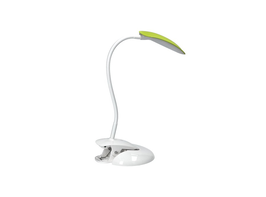 Stolní lampička FLAT s podstavcem i clipem - LED 5W - 4000K