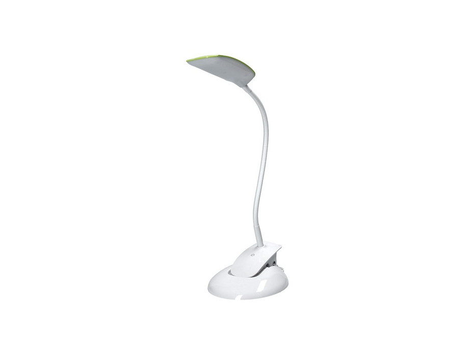 Stolní lampička FLAT s podstavcem i clipem - LED 5W - 4000K