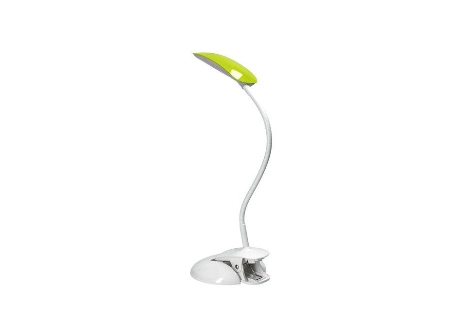 Stolní lampička FLAT s podstavcem i clipem - LED 5W - 4000K