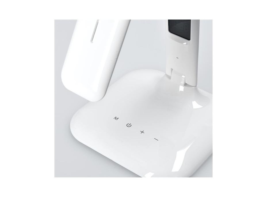 Stolní lampička STAR - LED 6W - stmívatelná - displej - 3000-6000K - bílá