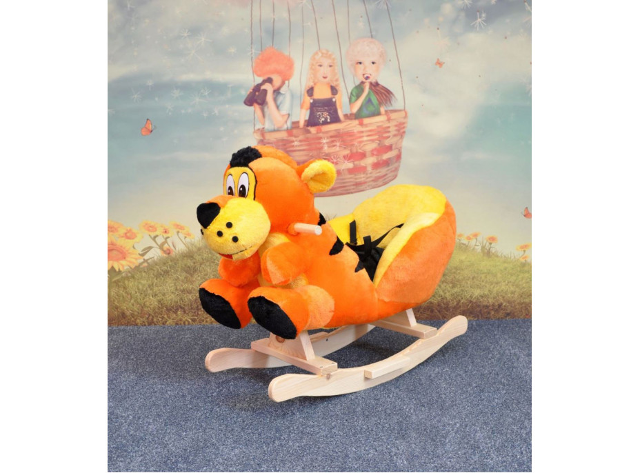 Dětské plyšové houpací křesílko MAX - TYGŘÍK
