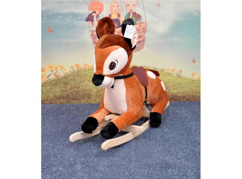 Dětské plyšové houpací křesílko - SRNKA