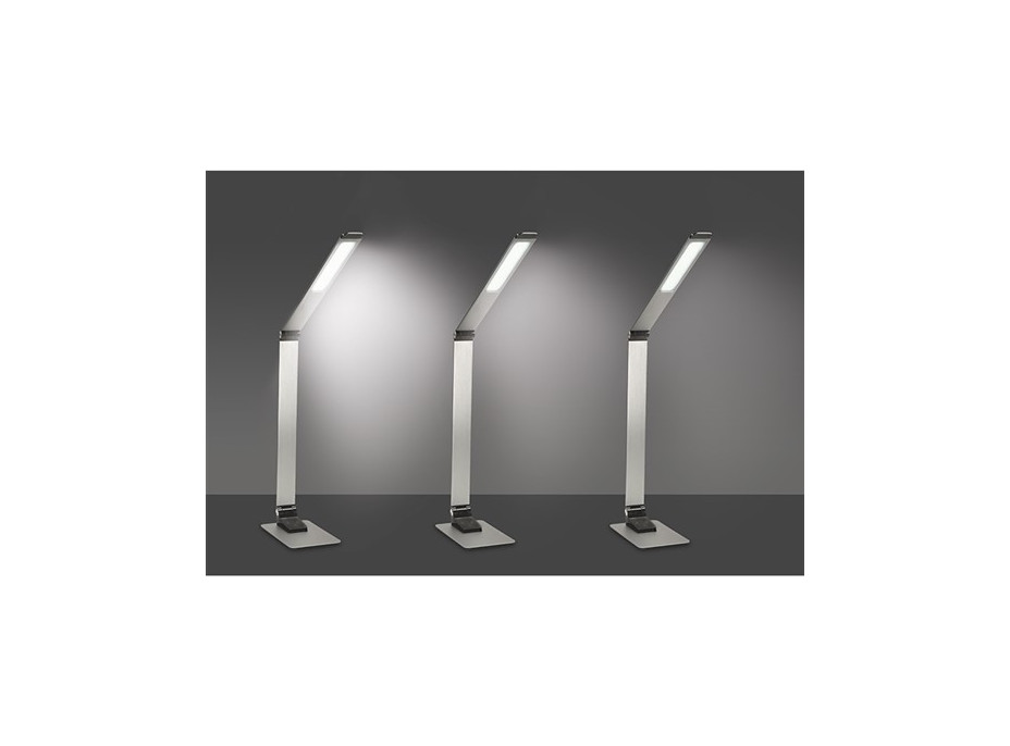 Stolní lampička SLIM - LED 11W - hliníková - stmívatelná - 3000-6000K - stříbrná
