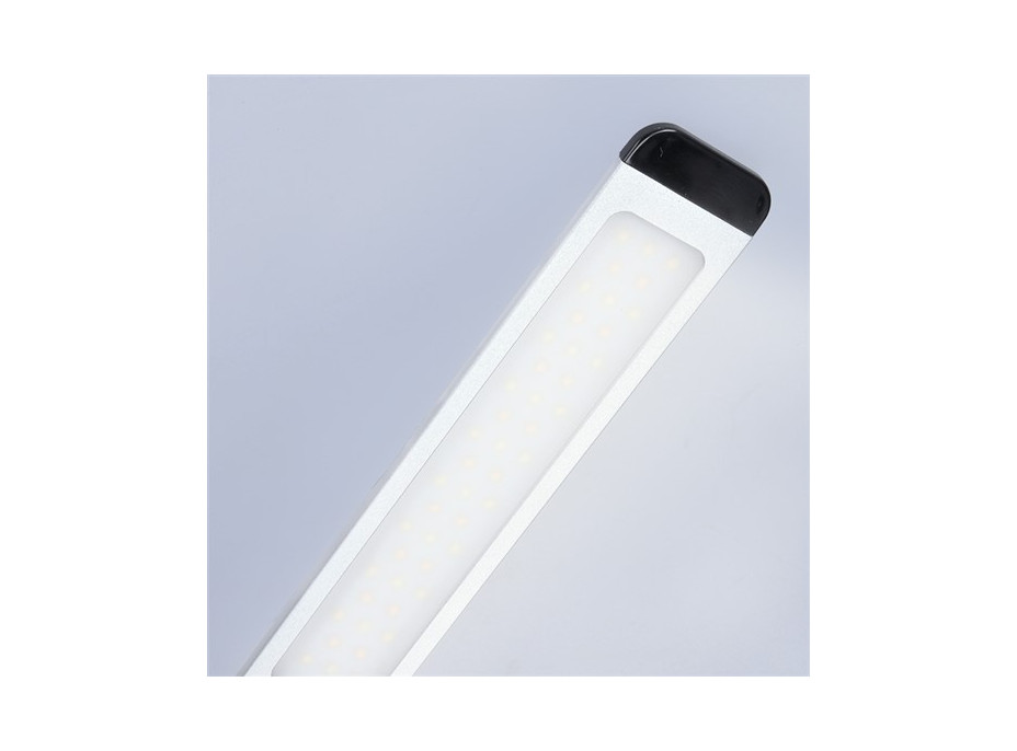 Stolní lampička SLIM - LED 11W - hliníková - stmívatelná - 3000-6000K - stříbrná