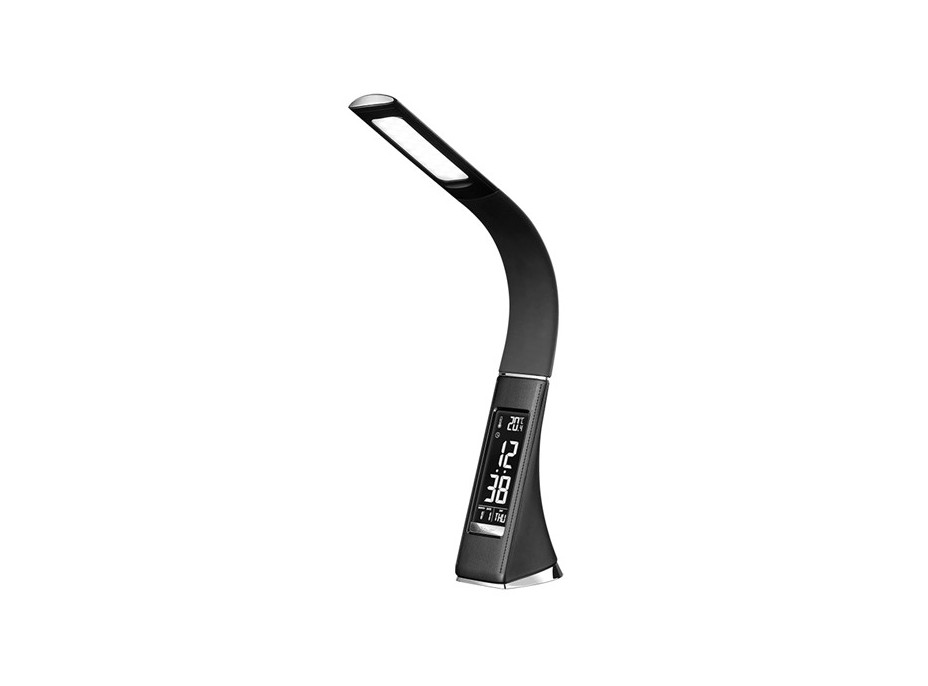 Stolní lampička SWAN - LED 6W - stmívatelná - displej - 4100K - černá