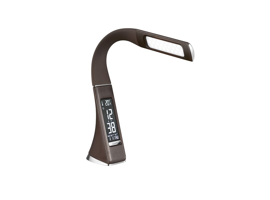 Stolní lampička SWAN - LED 6W - stmívatelná - displej - 4100K - hnědá