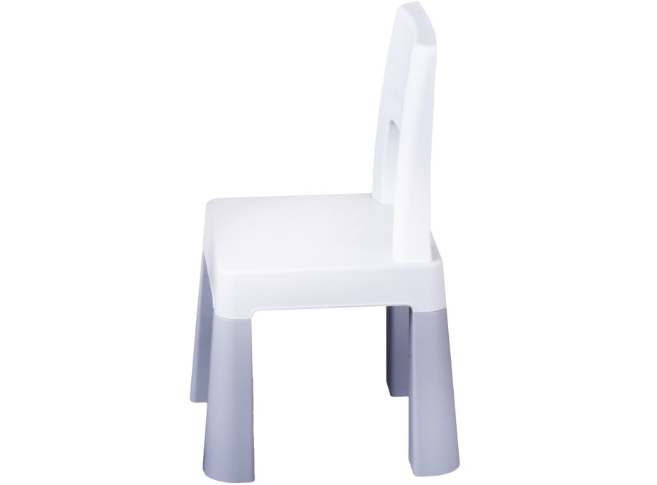 Dětský stoleček se židličkou TEGA MULTIFUN - šedý