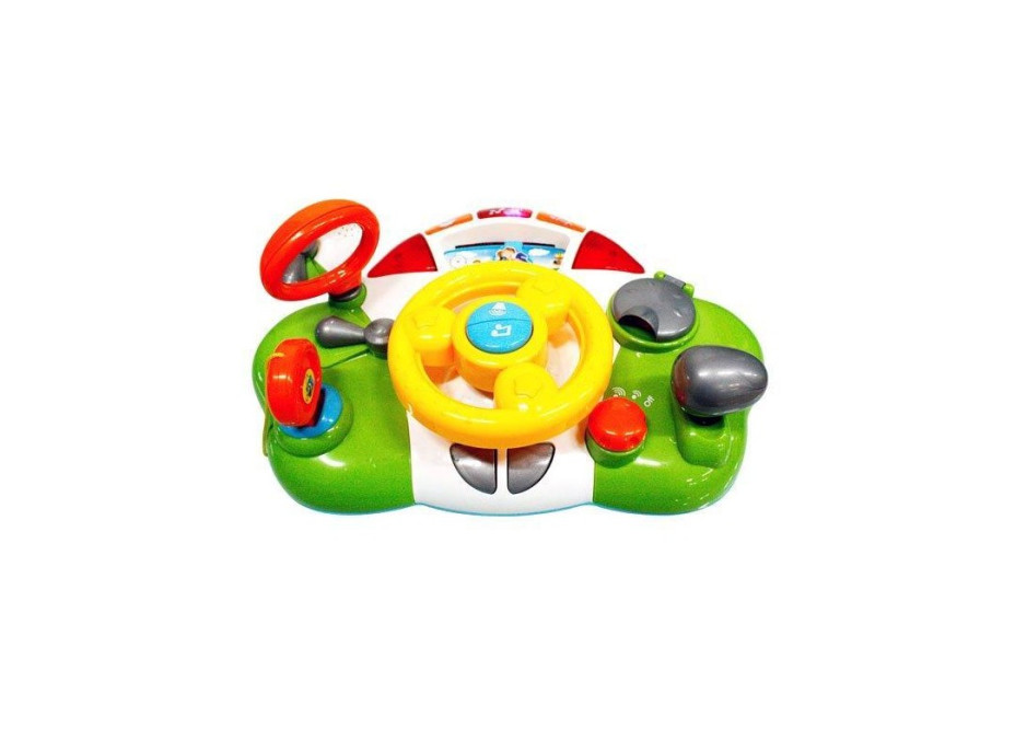 Dětské hřiště AUTOBUS - skluzavka - basketbalový koš - ovládací panel se zvuky