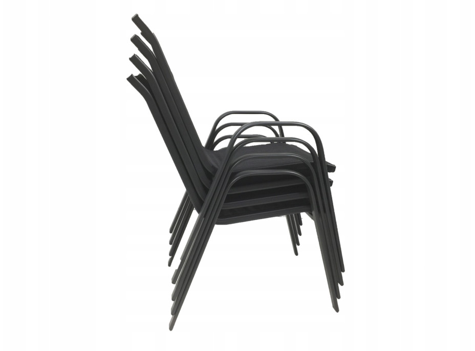 Zahradní kovová sestava MALLORCA - 6 židlí + stůl