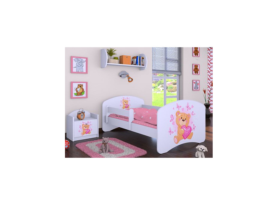 Dětská postel bez šuplíku 180x90cm MÍŠA - bílá