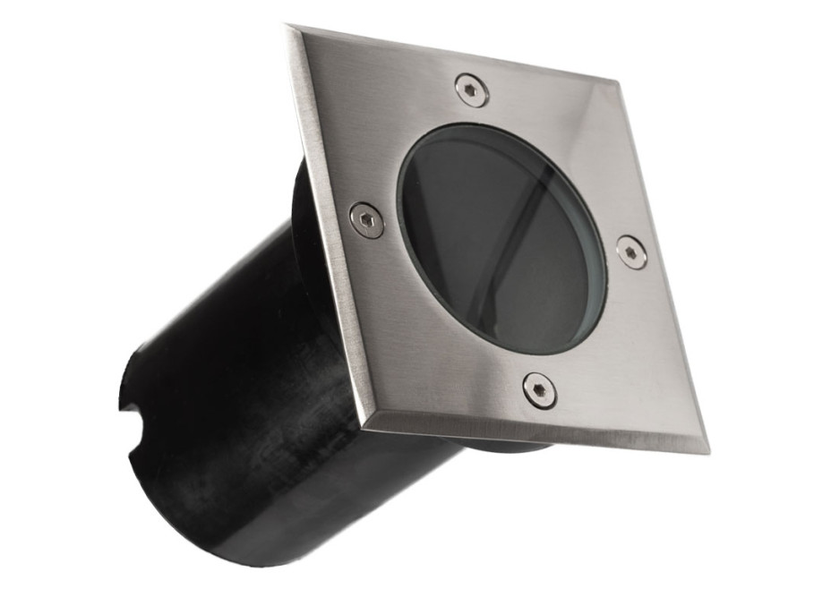 Zahradní podlahová lampa - GU10 - IP65 - hranatá
