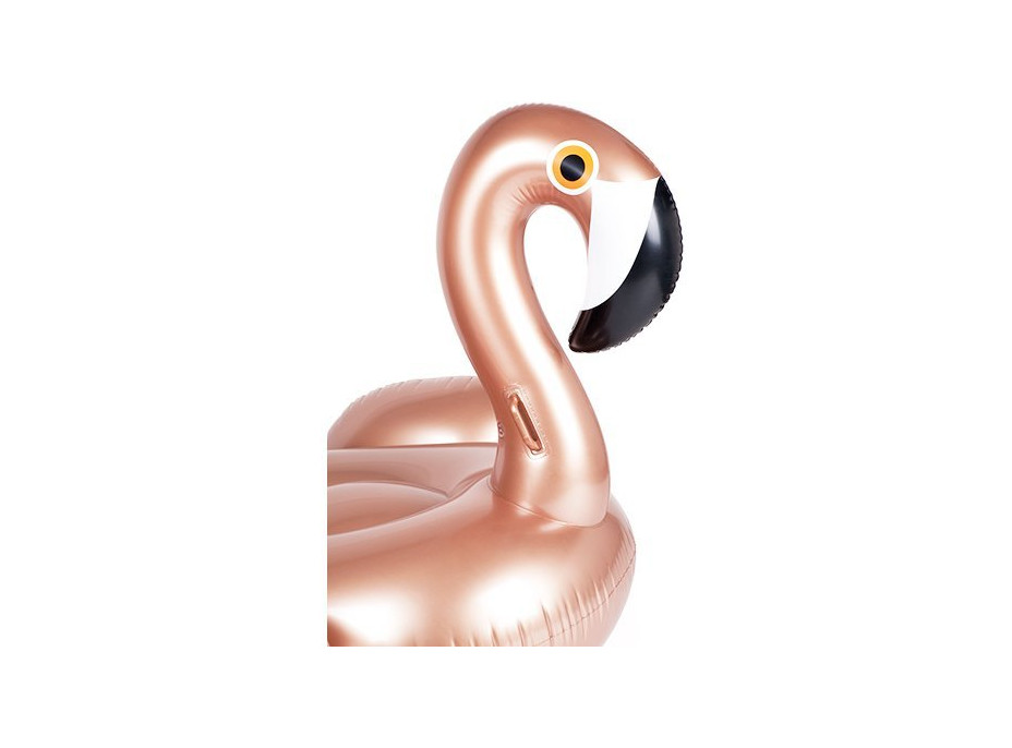Nafukovací plavací lehátko PLAMEŇÁK XXL - Rose Gold - 150 cm