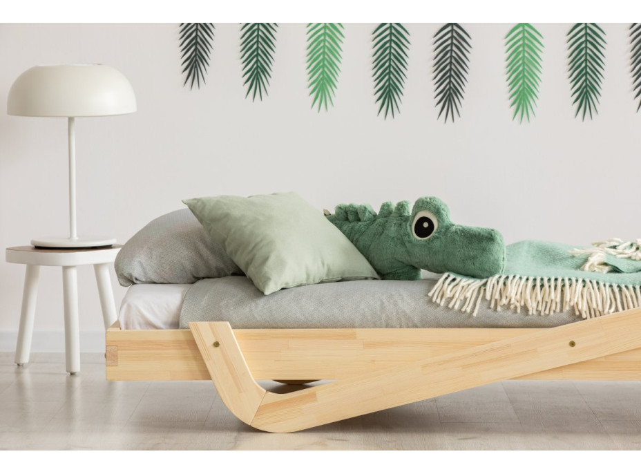 Dětská postel z masivu ZIG - 190x90 cm