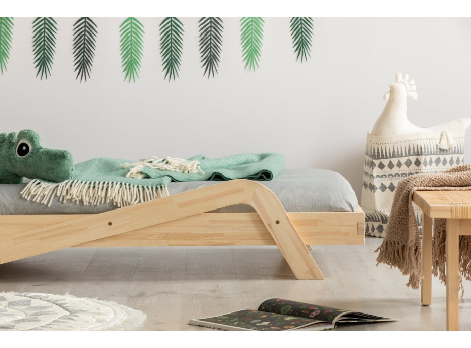 Dětská postel z masivu ZIG - 190x90 cm