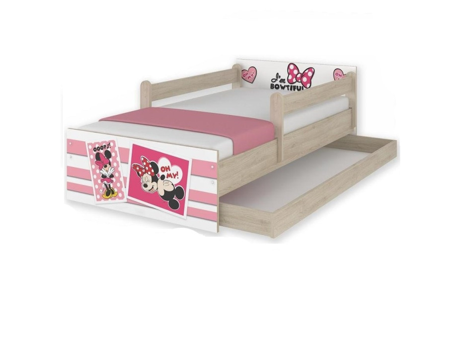 Dětská postel MAX se šuplíkem Disney - MINNIE II 200x90 cm