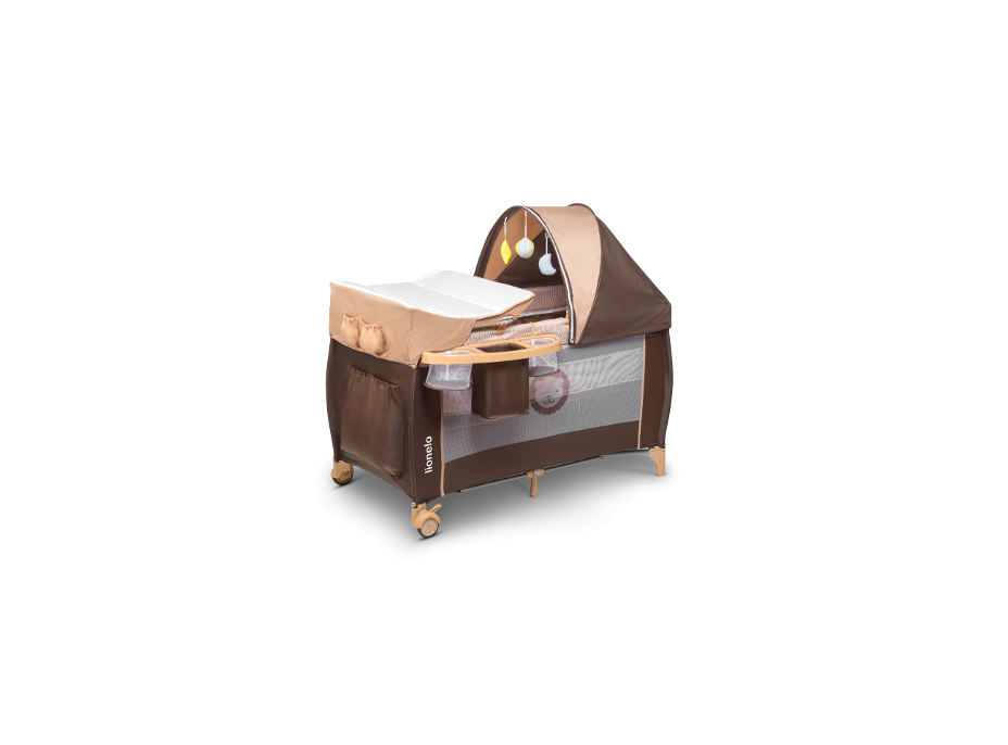 Dětská cestovní postýlka Lionelo Sven Plus - béžová