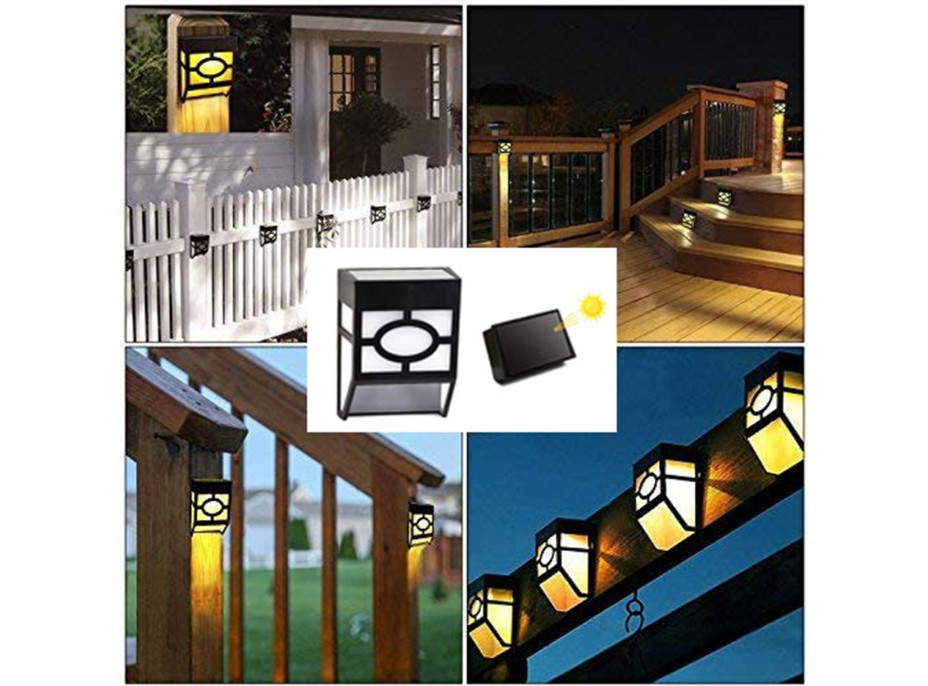 Zahradní dekorativní LED solární lampa závěsná