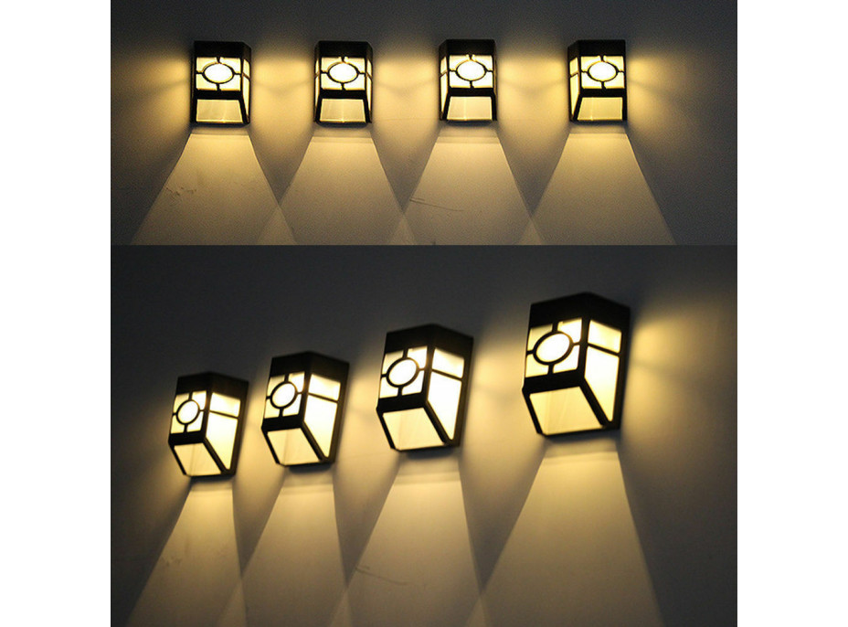 Zahradní dekorativní LED solární lampa závěsná