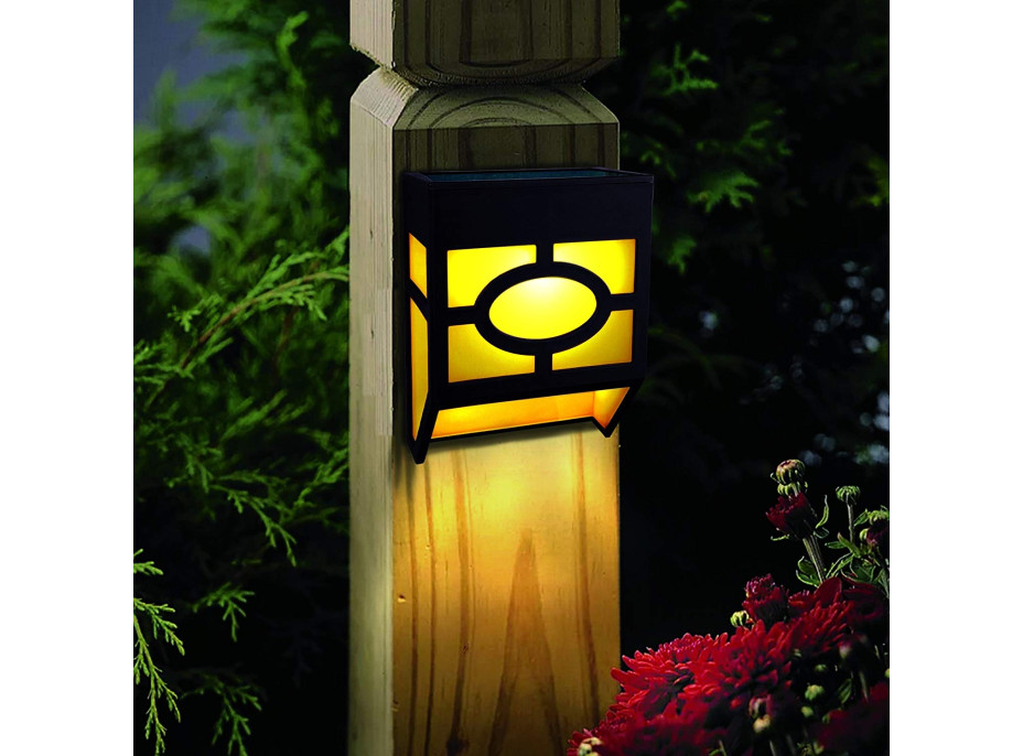 Zahradní dekorativní LED solární lampa závěsná