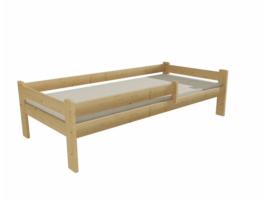 Dětská postel z MASIVU 200x90cm SE ŠUPLÍKY - DP012