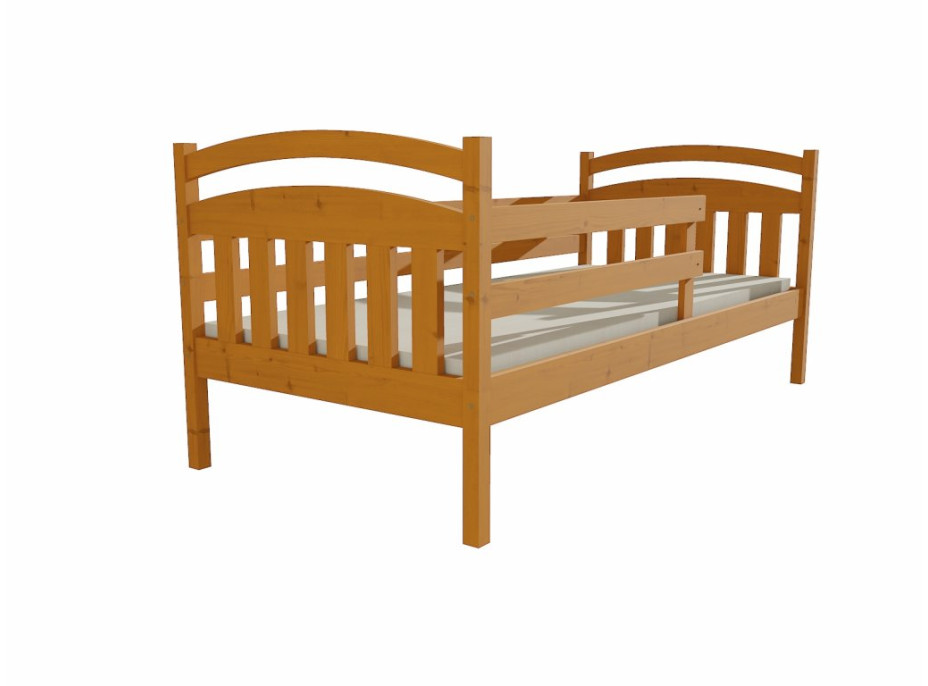 Dětská postel z MASIVU 200x90cm SE ŠUPLÍKY - DP015
