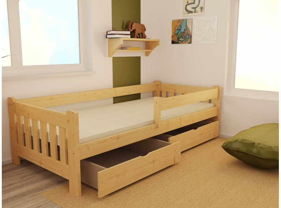 Dětská postel z MASIVU 180x80 cm bez šuplíku - DP022