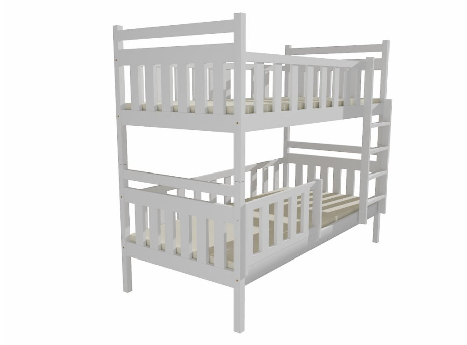 Dětská patrová postel z MASIVU 200x80cm bez šuplíku - PP009