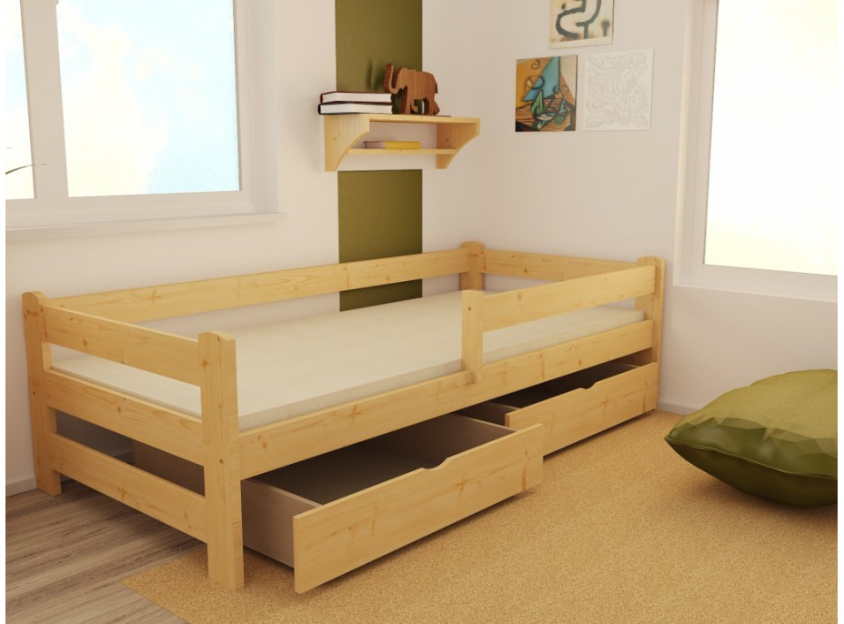 Dětská postel z MASIVU 160x70cm bez šuplíku - DP019