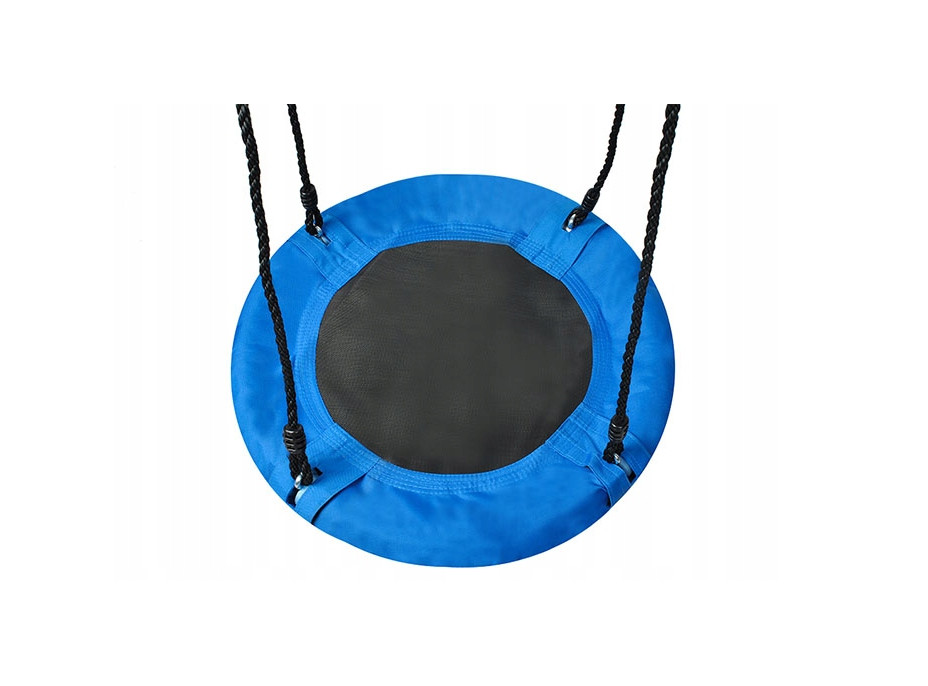 Dětská houpačka - kruh "čapí hnízdo" - 100 cm - modré