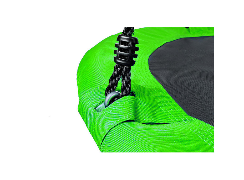 Dětská houpačka - kruh "čapí hnízdo" - 100 cm - zelené