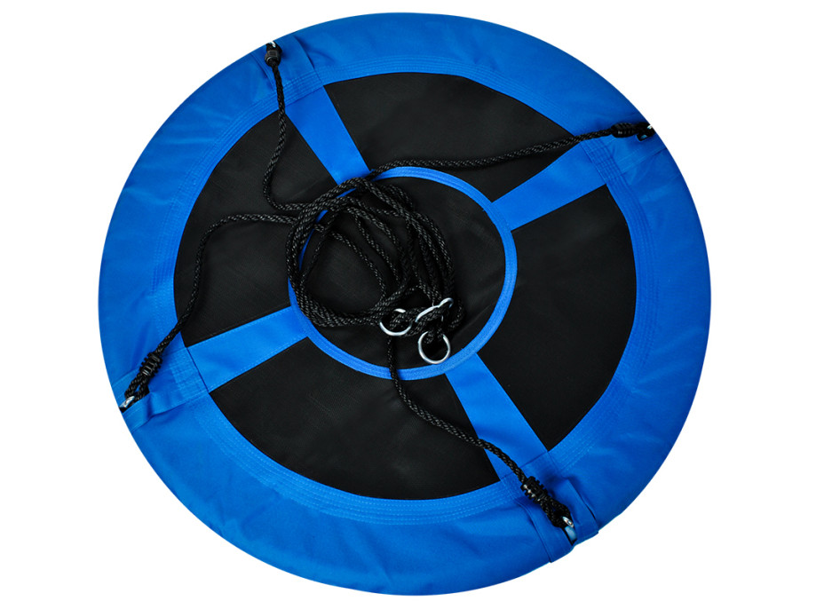 Dětská houpačka - kruh "čapí hnízdo" - 60 cm - modré