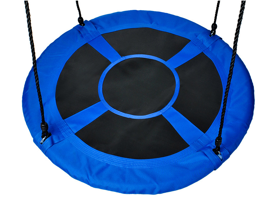Dětská houpačka - kruh "čapí hnízdo" - 60 cm - modré