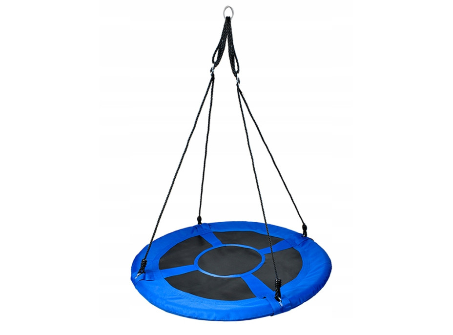 Dětská houpačka - kruh "čapí hnízdo" - 60 cm - modré