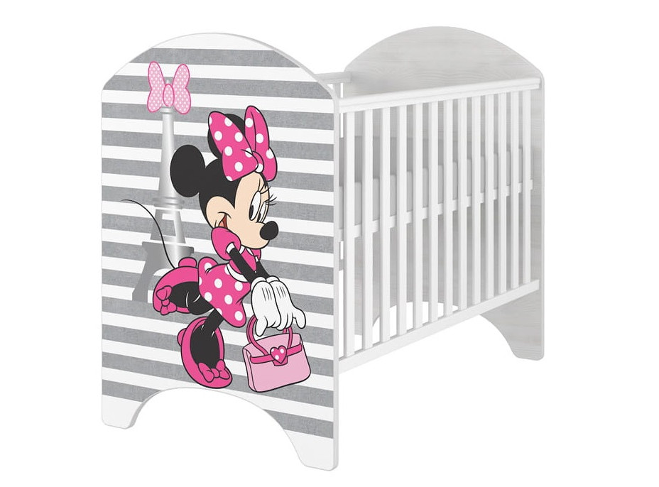 Dětská postýlka Disney - MYŠKA MINNIE PÁSKY