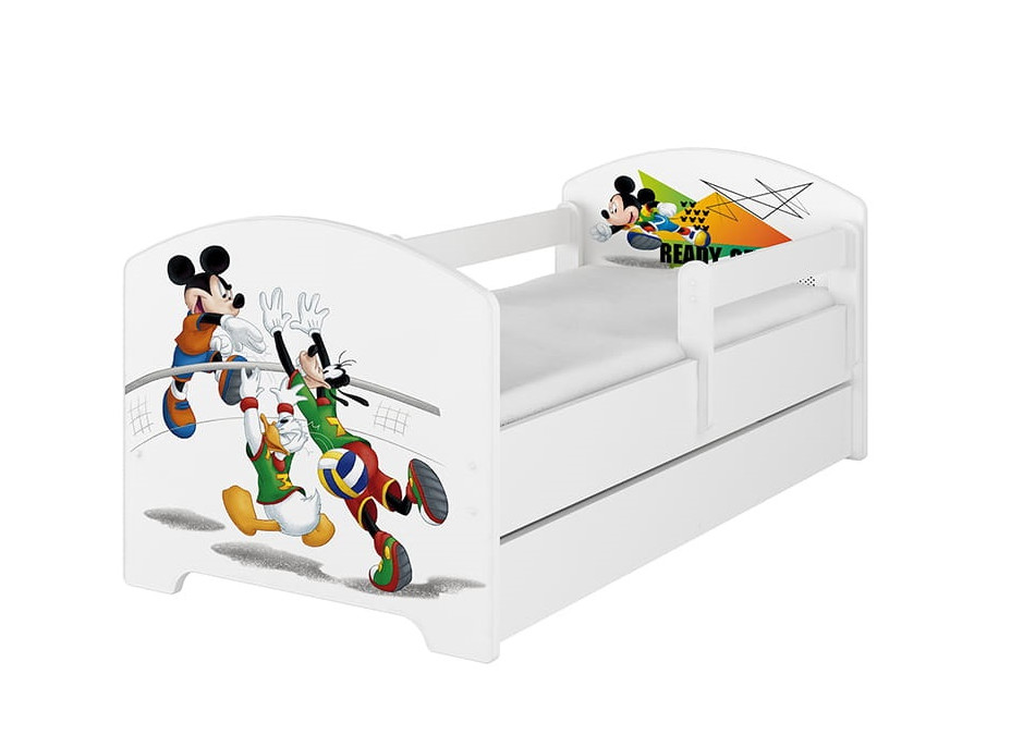 Dětská postel Disney - MICKEY VOLLEYBALL 140x70 cm