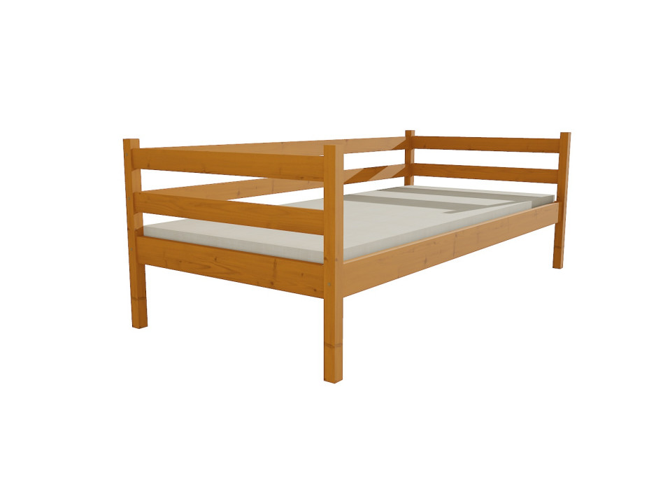 Dětská postel z MASIVU 200x90 cm SE ŠUPLÍKY - DP028