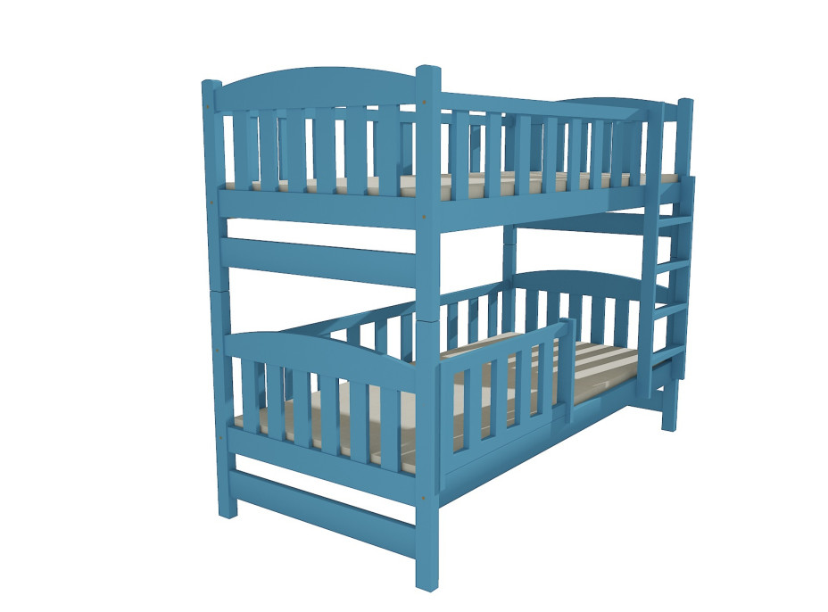 Dětská patrová postel z MASIVU 180x80cm se šuplíky - PP013