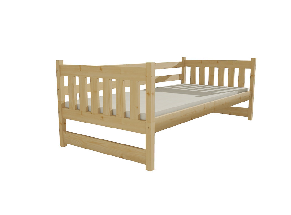 Dětská postel z MASIVU 200x80 cm SE ŠUPLÍKY - DP024