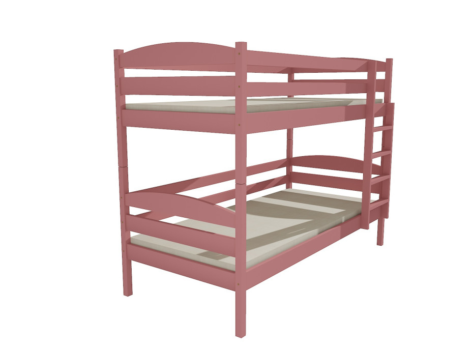 Dětská patrová postel z MASIVU 200x80cm SE ŠUPLÍKY - PP018