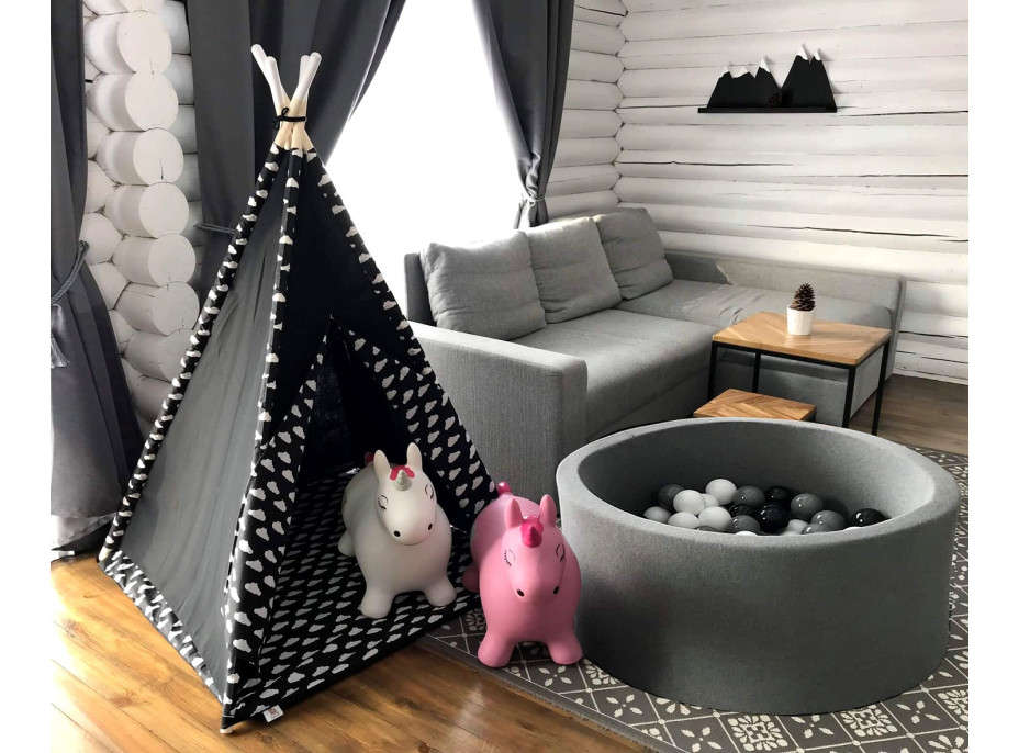 Dětský molitanový bazének BLUE CAPITAN (kuličky ZDARMA) 80x30 cm