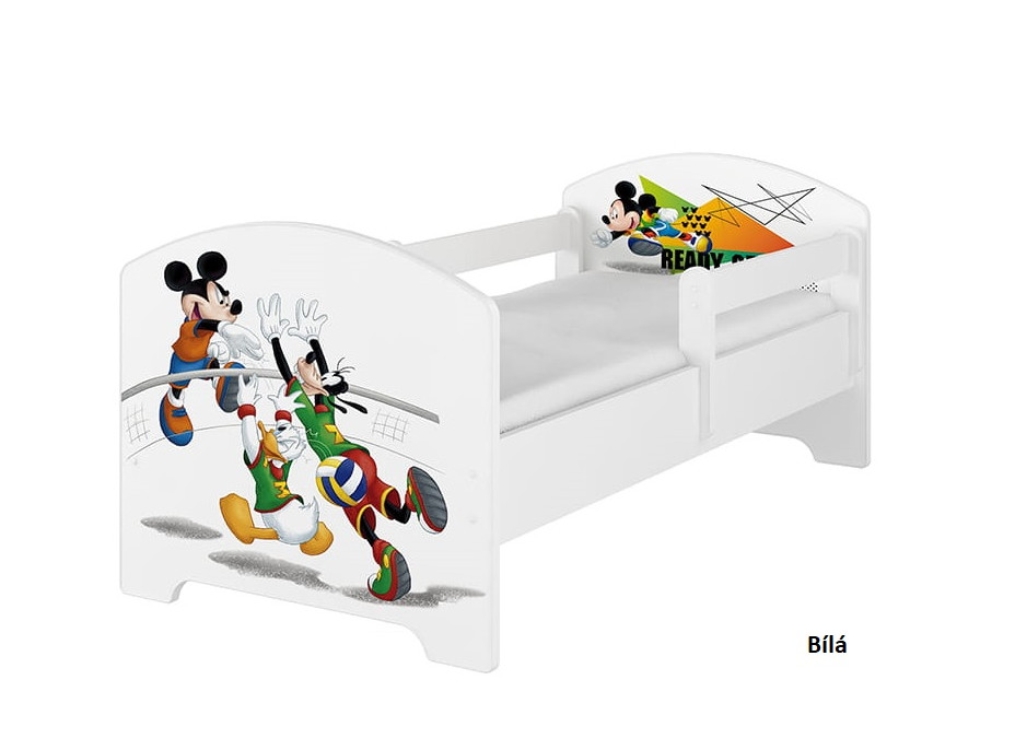 Dětská postel Disney - MICKEY VOLLEYBALL 160x80 cm