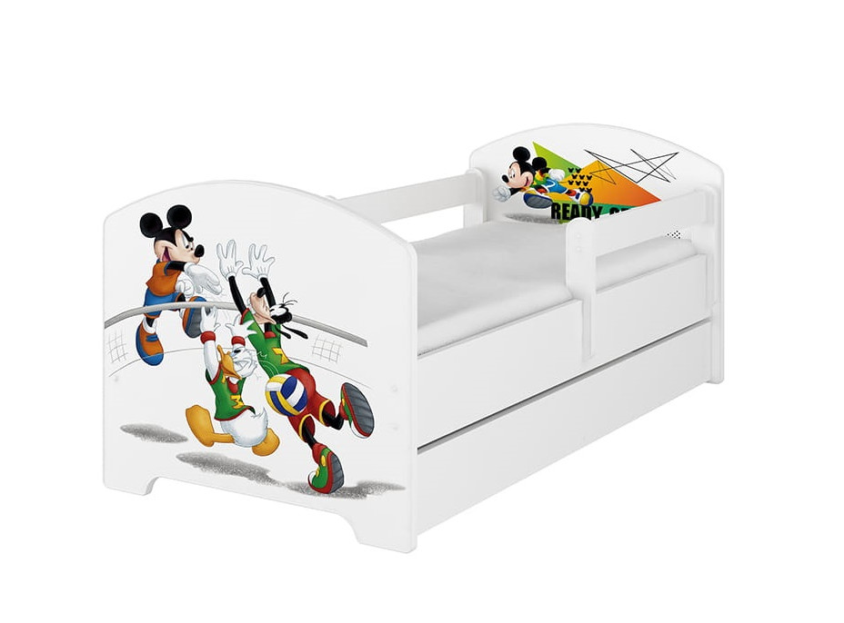 Dětská postel Disney - MICKEY VOLLEYBALL 160x80 cm
