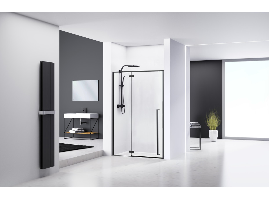 Sprchové dveře MAXMAX Rea FARGO BLACK 100 cm