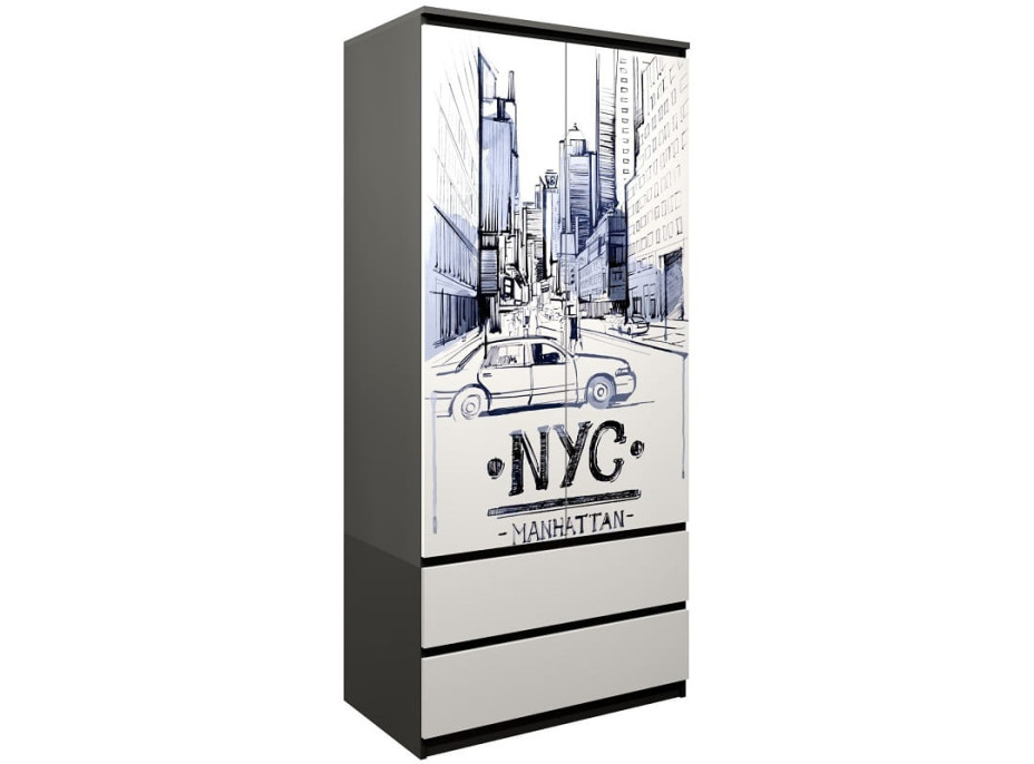 Šatní skříň - NEW YORK TYP C