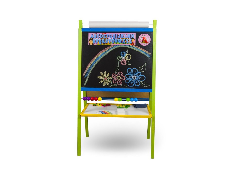 Dětská magnetická tabule 4v1 - barevná